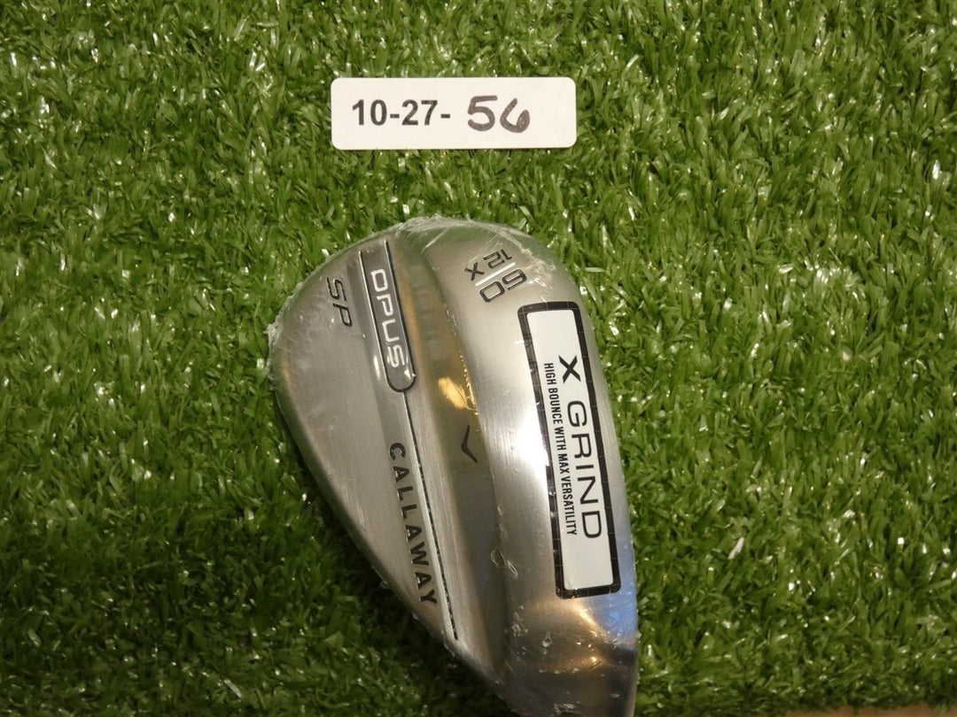 Callaway Opus SP Chrome 60* 12* Lob Wedge X Grind Dynamic Gold S200 Steel New