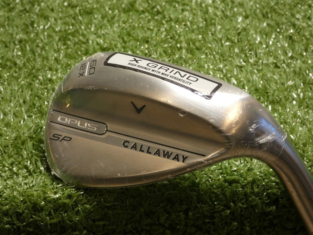 Callaway Opus SP Chrome 60* 12* Lob Wedge X Grind Dynamic Gold S200 Steel New