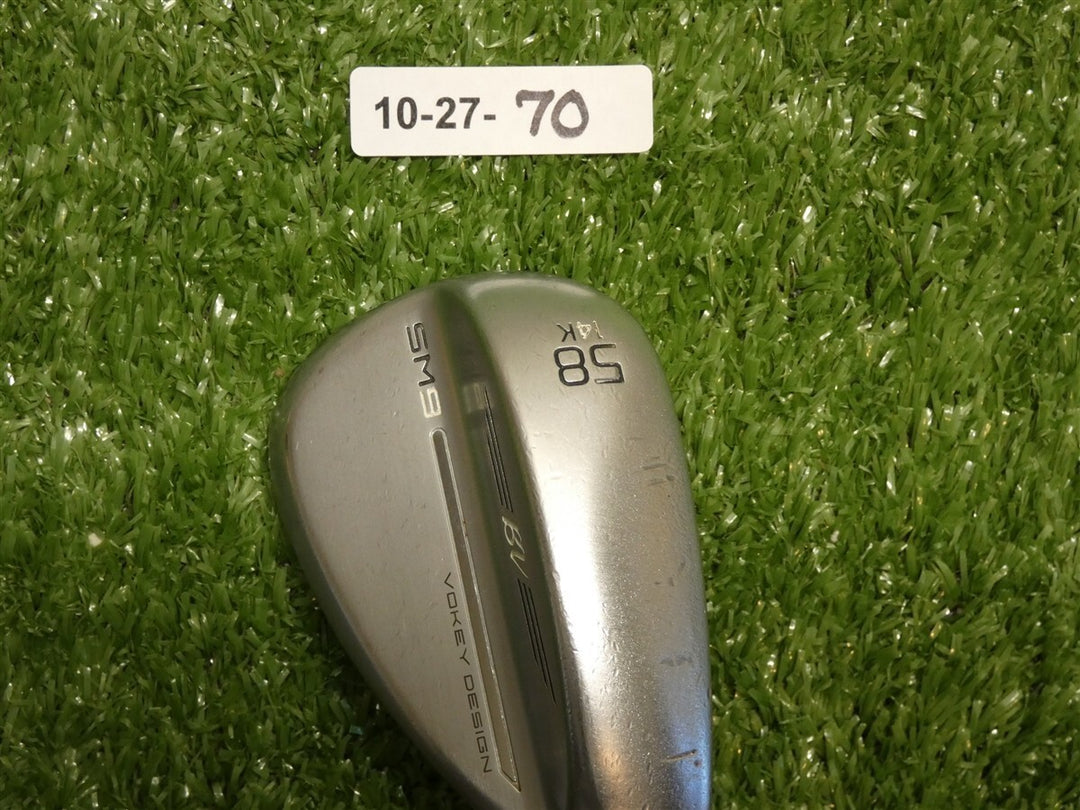 Titleist Vokey SM9 Tour Chrome 58* 14* Lob Wedge K Grind Dynamic Gold Steel