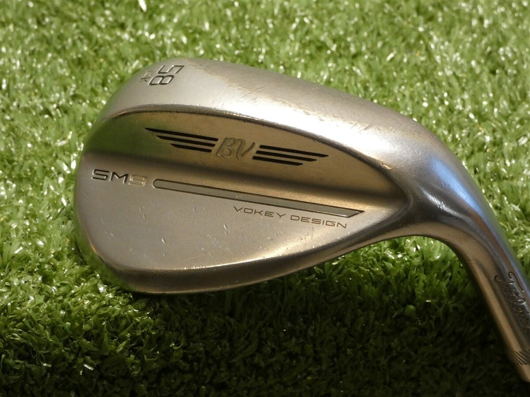 Titleist Vokey SM9 Tour Chrome 58* 14* Lob Wedge K Grind Dynamic Gold Steel